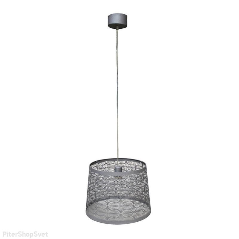 Подвесной светильник серого цвета «Карвед» 39105.01.84.01