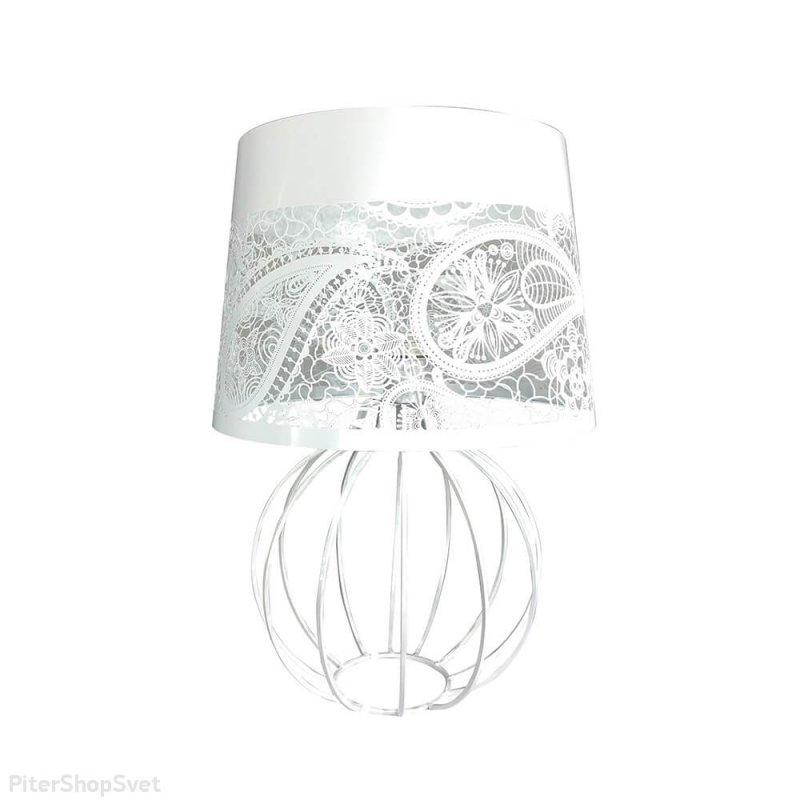 Металлическая настольная лампа с разным плафоном «Карвед» 39107.04.09.01B