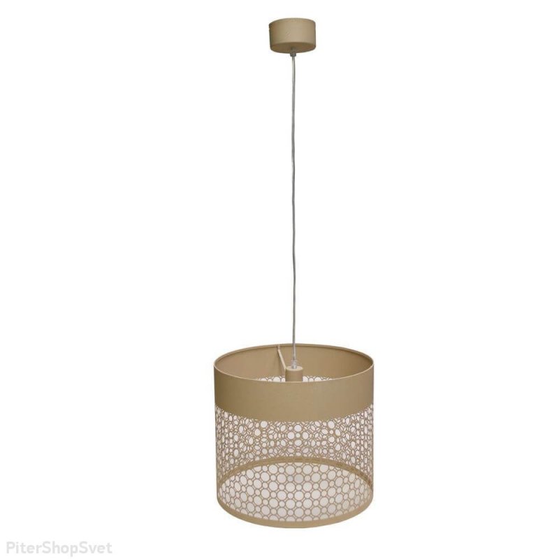 Подвесной светильник бежевого цвета «Карвед» 39203.01.83.01
