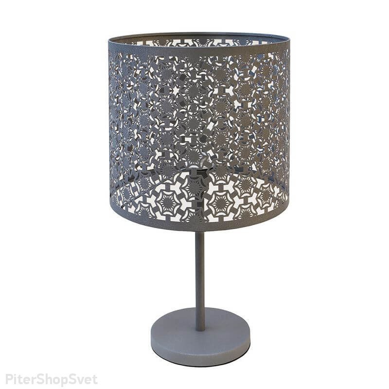 Серая настольная лампа «Карвед» 39206.04.84.01C