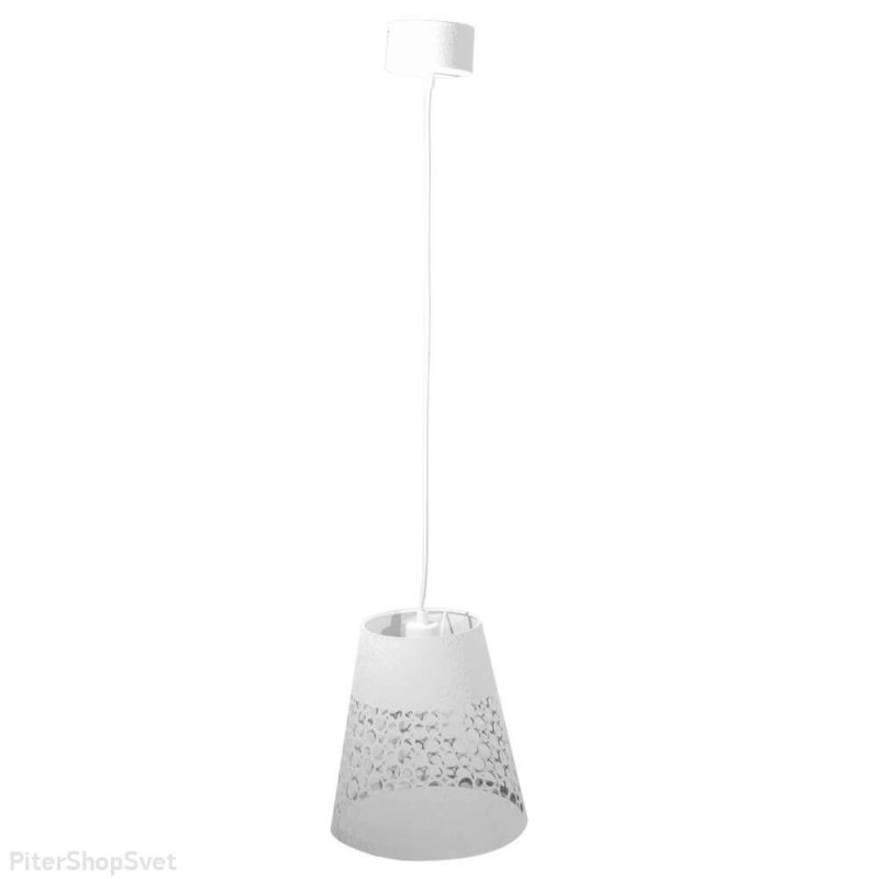 Белый подвесной светильник «Карвед» 39403.01.17.01