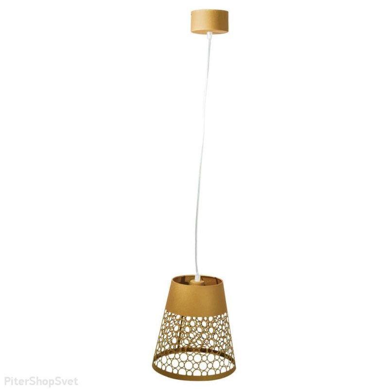 Подвесной светильник песочного цвета «Карвед» 39403.01.28.01