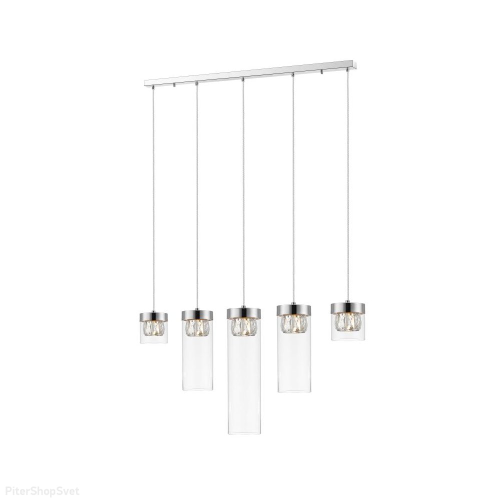 Светильник с подвесами на длинном основании 1030-5PL