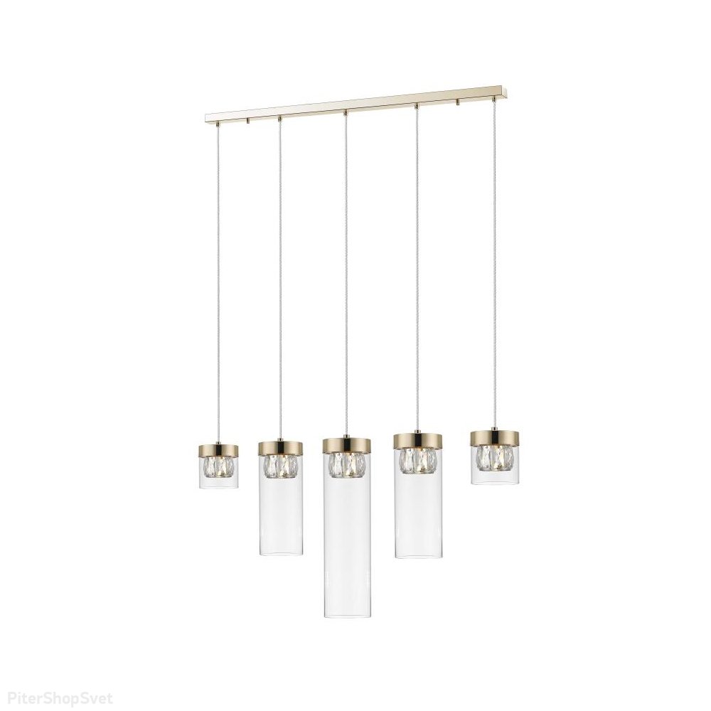 Светильник с подвесами на длинном основании 1079-5PL