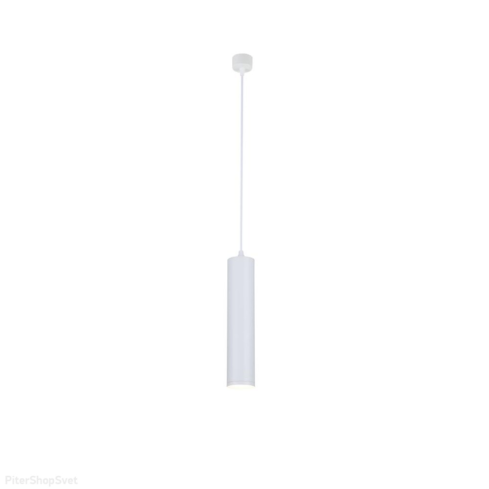 Белый подвесной светильник цилиндр 2040-1PLW