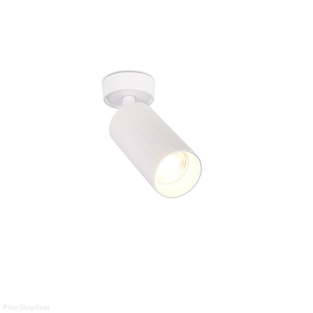 Белый поворотный светильник спот 2064-1CLW