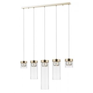 Светильник с подвесами на длинном основании