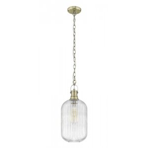 Подвесной светильник с рифлёным плафоном