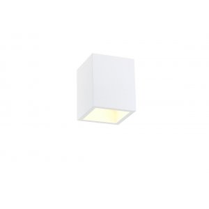 Гипсовый белый прямоугольный накладной потолочный светильник