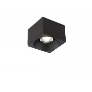 7Вт чёрный прямоугольный накладной потолочный светильник