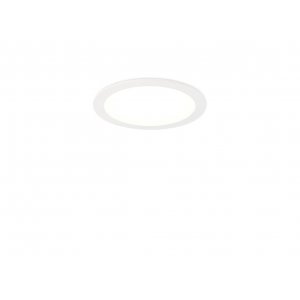 Белый круглый встраиваемый светильник 12Вт 3000К