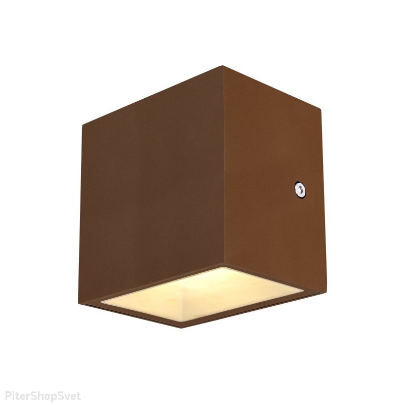 Уличный настенный светильник для подсветки 10Вт 3000К «SITRA CUBE LED» 1002034