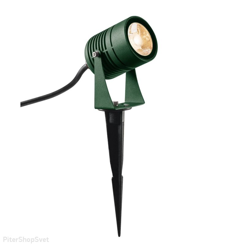 Уличная зелёная подсветка на штоке «LED SPIKE» 1002202