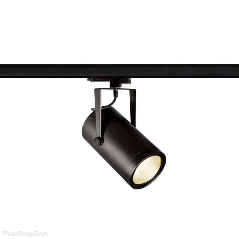 Чёрный 3-фазный трековый светильник 42Вт 4000К 60° «EURO SPOT TRACK DALI» 1002819