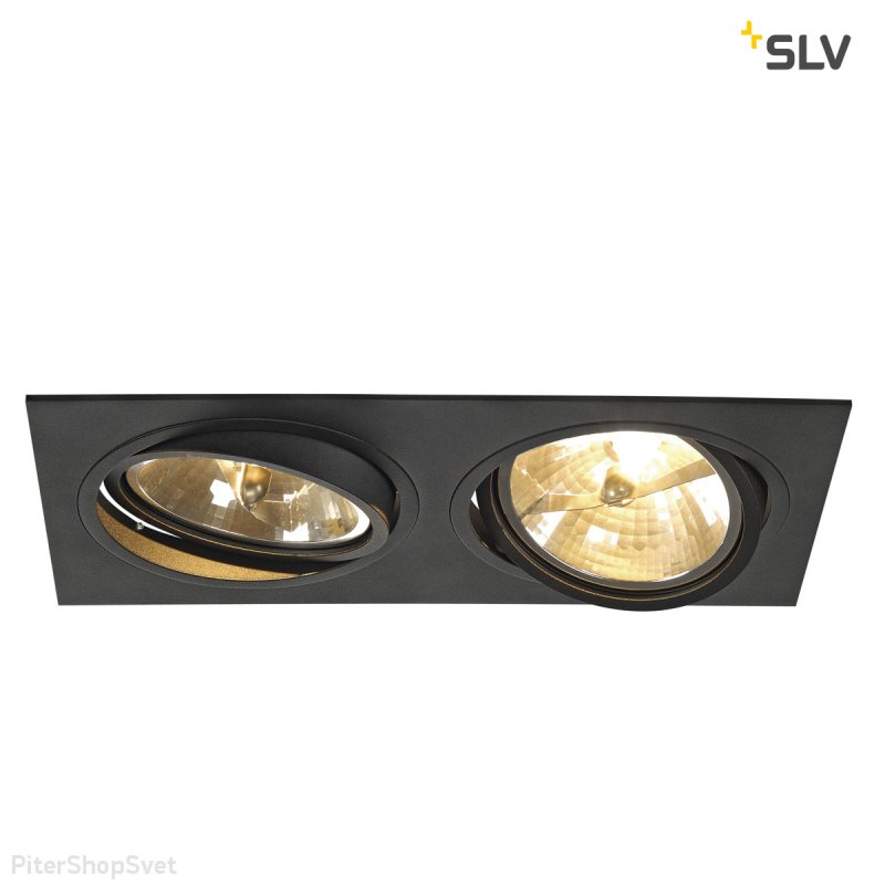 Встраиваемый светильник «New Tria Black» 113810