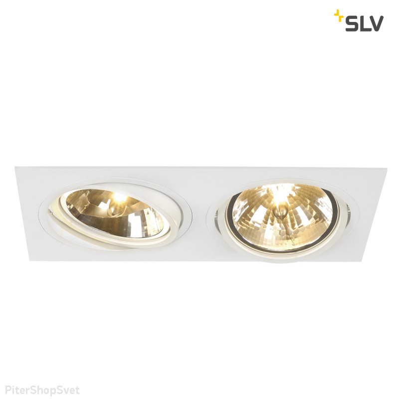 Встраиваемый поворотный светильник «New Tria White» 113811