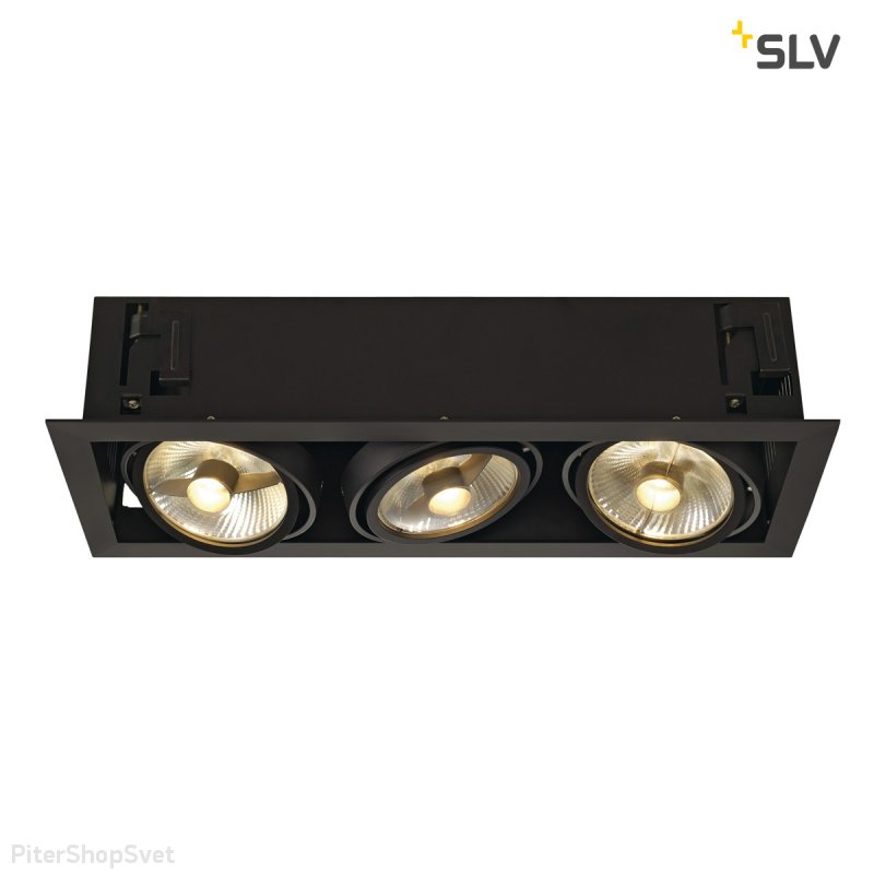 Встраиваемый поворотный светильник «Kadux ES111 Black» 115560