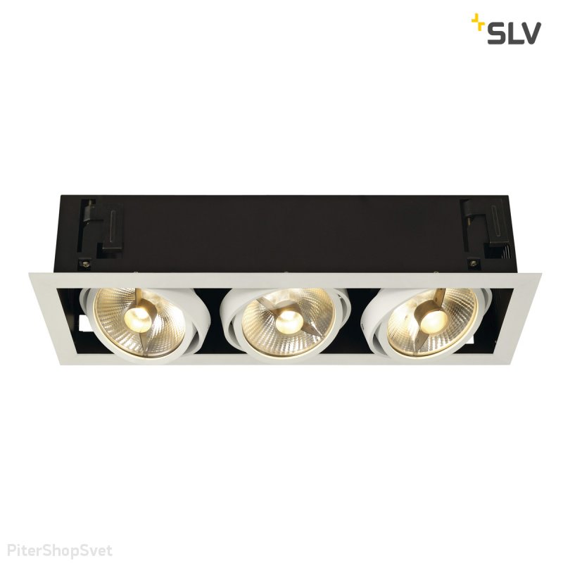 Встраиваемый поворотный светильник «Kadux ES111 White» 115561