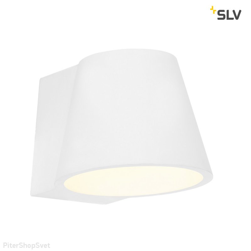 Белое настенное бра «Plastra» 148061