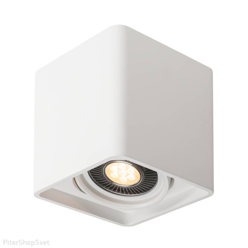 Гипсовый накладной поворотный светильник «PLASTRA 20 SINGLE» 148081