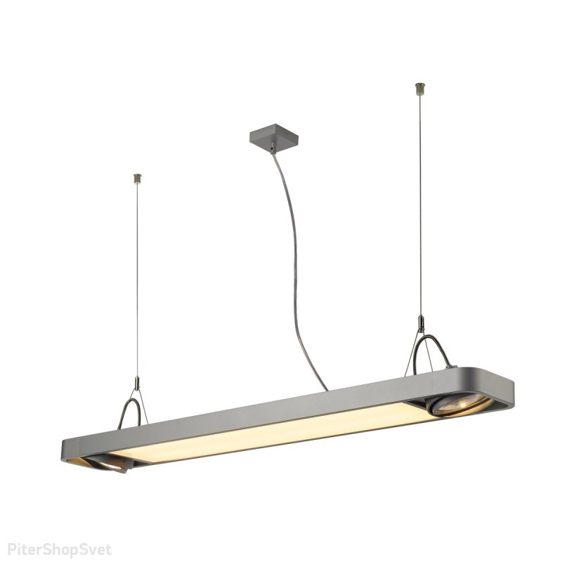 Длинный светодиодный подвес «Aixlight R2 Silver» 159134