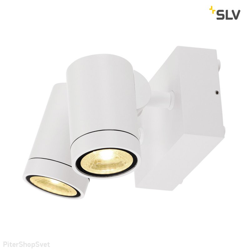 Уличный спот на две лампы «Helia Led White» 233251