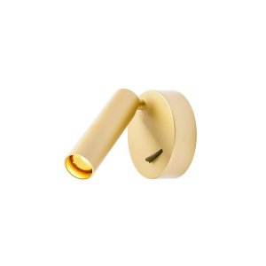 Светодиодный спот золотого цвета 6Вт 3000К с выключателем «KARPO 30 SPOT»