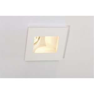 Гипсовый встраиваемый светильник 148072 «Plastra»