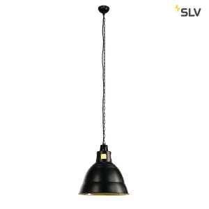 Чёрный купольный подвесной светильник 165359 «Para»