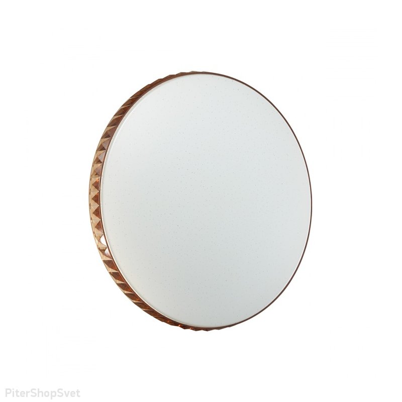 Светодиодная потолочная люстра с пультом «DINA AMBER» 2078/DL