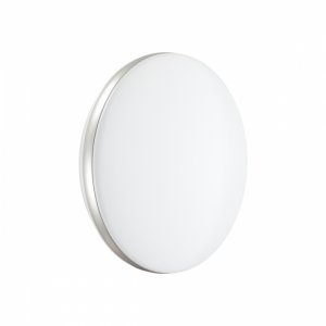 Бело-серебристый круглый настенно-потолочный светильник 12Вт 4000К «Ringo»