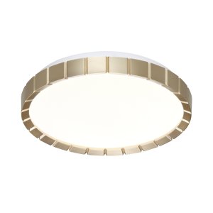 Бело-золотой круглый настенно-потолочный светильник 30Вт 4000К «ATABI GOLD»