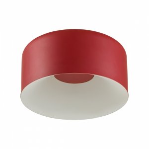 26Вт красный круглый потолочный светильник «Confy»
