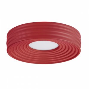 40Вт красный круглый плоский потолочный светильник «Macaron»