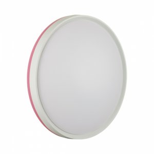 Бело-розовый круглый потолочный светодиодный светильник 48Вт 4000К «Pink»