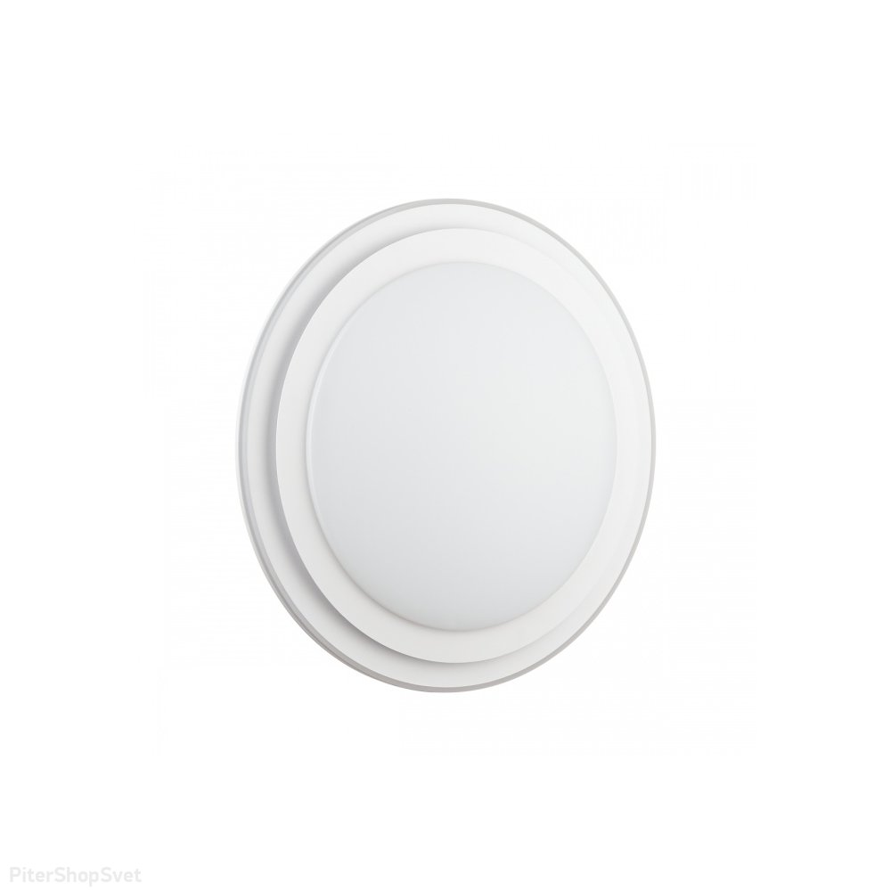 Белый круглый потолочный светильник 48Вт с пультом «SETTA» 7617/DL