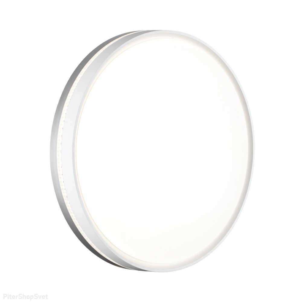 Серо-белый круглый потолочный светодиодный светильник 48Вт 4000К «NOHAVA GREY» 7670/DL
