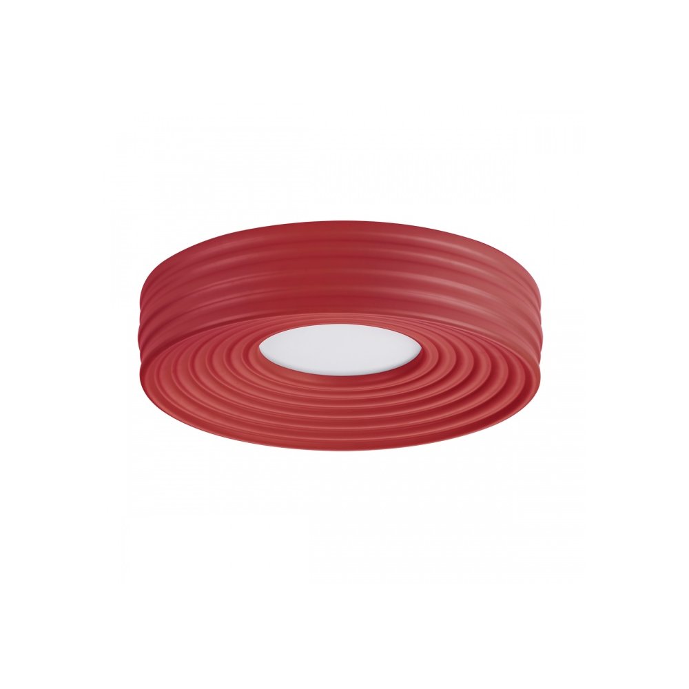40Вт красный круглый плоский потолочный светильник «Macaron» 7705/40L