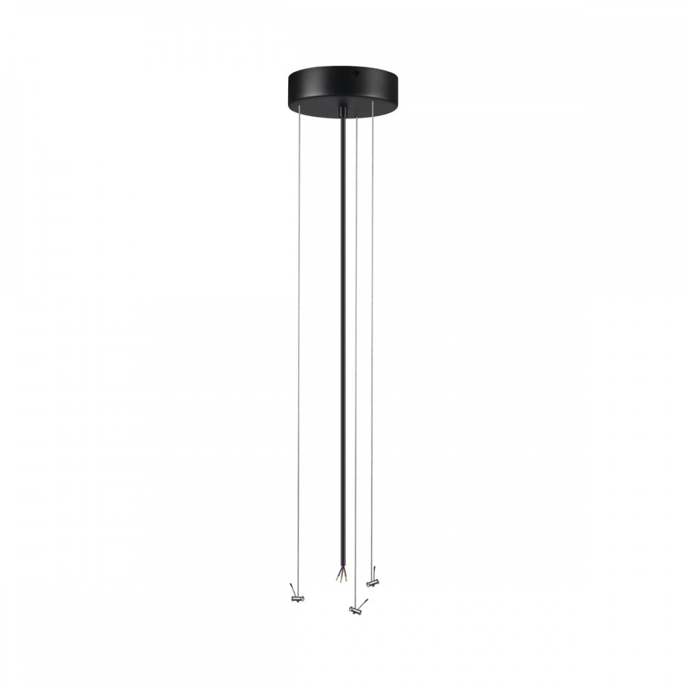 Подвесное крепление для светильника, чёрный 1,5м «QUASAR» 7756 (7758)/L