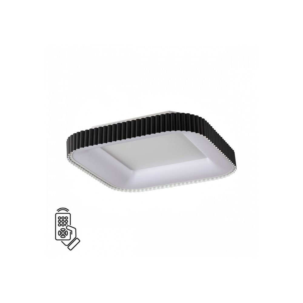 Квадратный потолочный светильник 70Вт 3000-4000-6000К с пультом и подсветкой «SHARMEL» 7768/56L