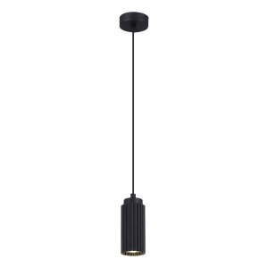 Чёрный подвесной светильник цилиндр «Kendo»