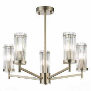 Люстра цвета никеля на штанге «BITONTO»