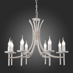 Люстра со свечами цвета слоновой кости SL155.503.08
