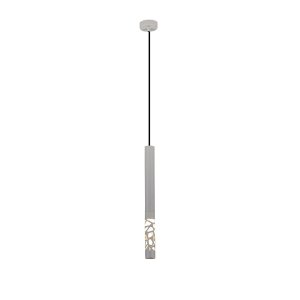Белый светодиодный подвесной светильник цилиндр 5Вт 3000К «FIZORIO»