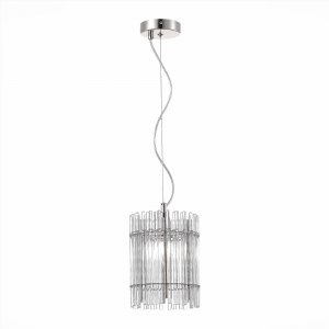Подвесной светильник цилиндр из стеклянных палочек «Epica»