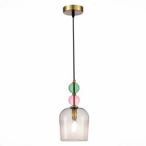 Подвесной светильник с разноцветным стеклом «Gea»