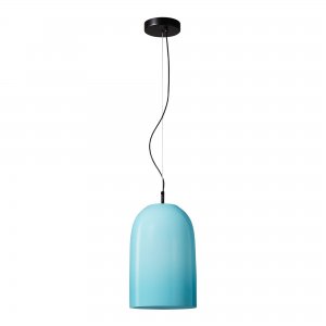 Подвесной светильник с голубым плафоном «Milo»