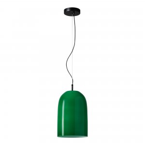 Подвесной светильник с зелёным плафоном «Milo»