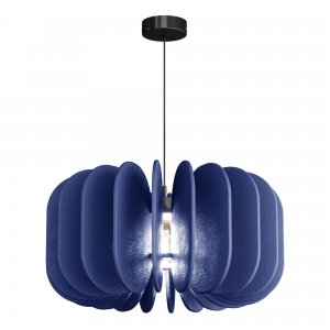 Синий фетровый подвесной светильник «Sentito»