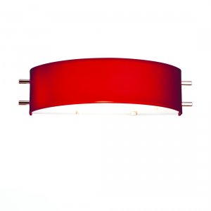 Красный настенный светильник для подсветки «HEGIA» SL484.601.01